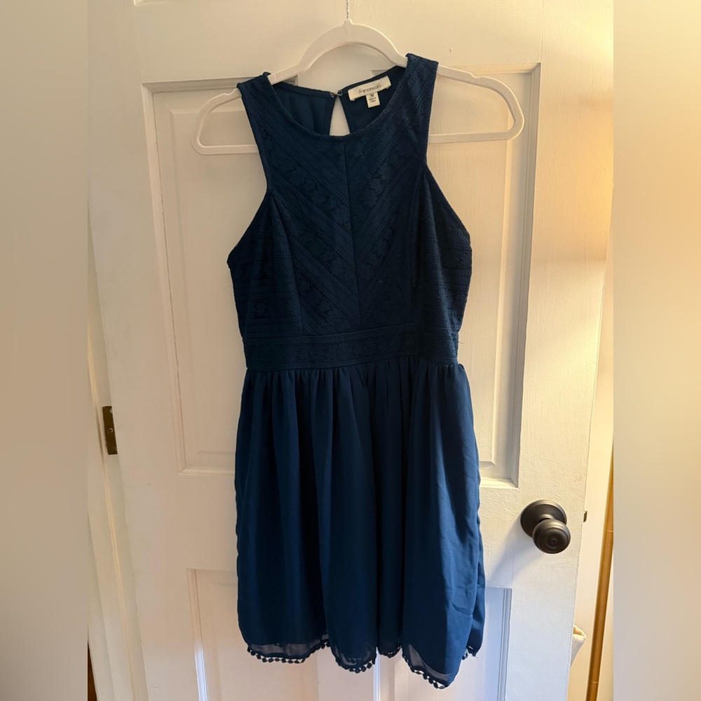 Francesca's Collections Navy Mini Dress
